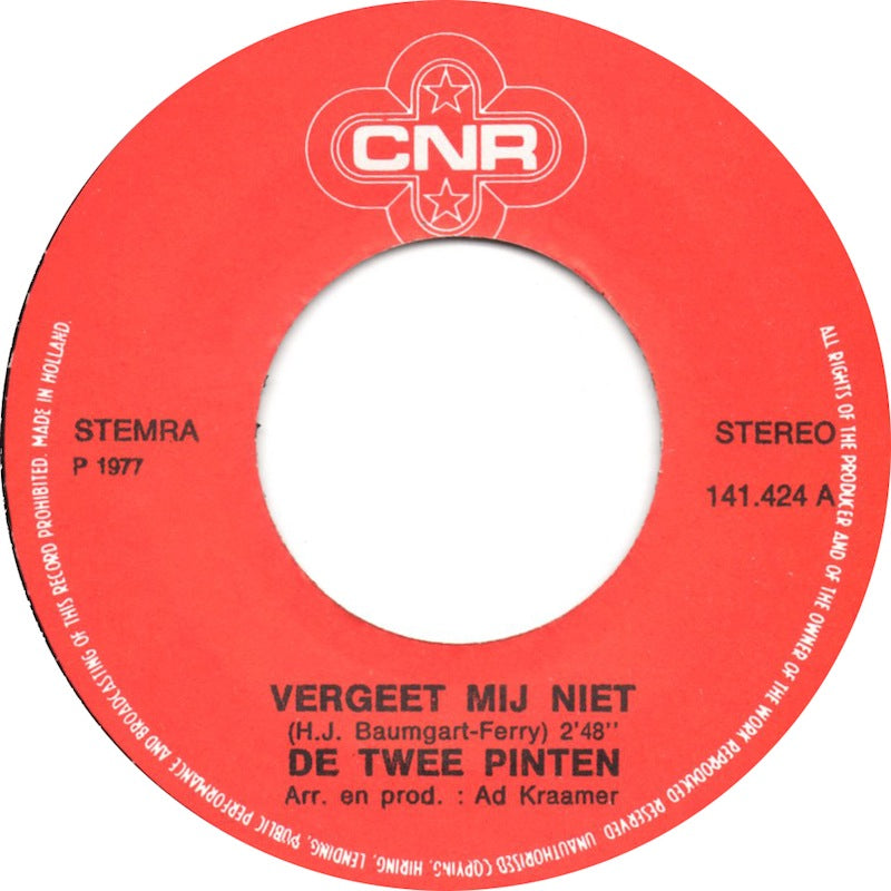 Twee Pinten - Vergeet Mij Niet
