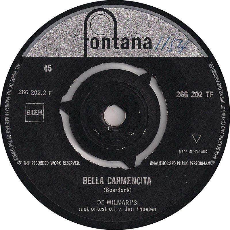Wilmari's - Toreador Van Sevilla Vinyl Singles Vinyl Goed / Hoes Generic
