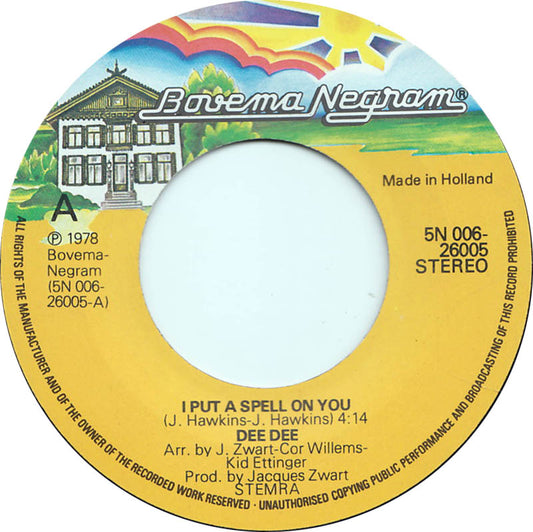 Dee Dee - I Put A Spell On You Vinyl Singles Vinyl Goed / Hoes Generic