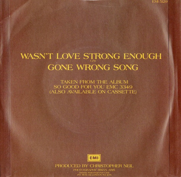 Dennis Waterman - Wasn't Love Strong Enough