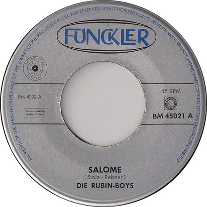 Rubin Boys - Salome Vinyl Singles Vinyl Very Good (VG) <br> Hoes Generic