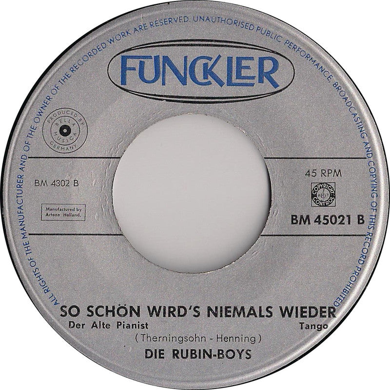 Rubin Boys - Salome Vinyl Singles Vinyl Very Good (VG) <br> Hoes Generic