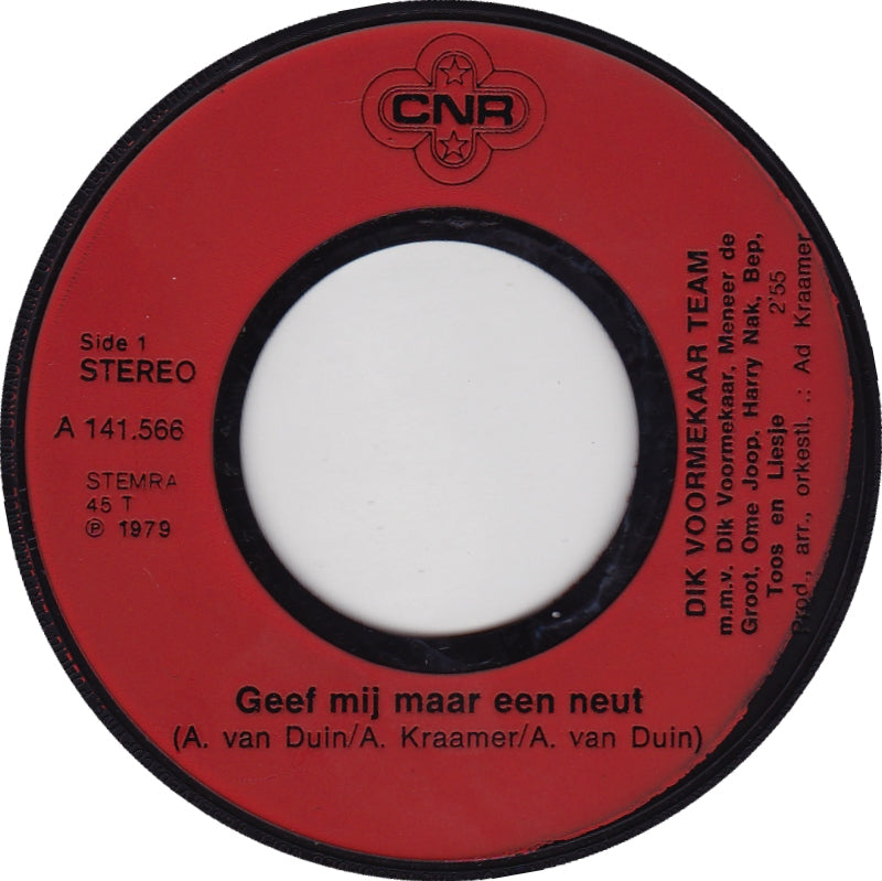 Dik Voormekaar Team - Geef Mij Maar Een Neut
