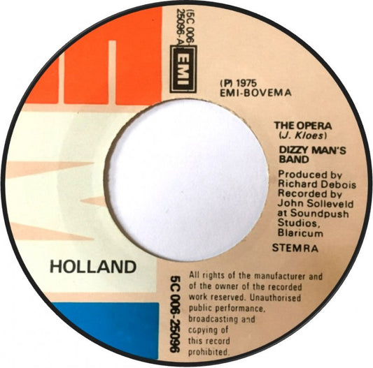 Dizzy Man's Band - The Opera Vinylsingles