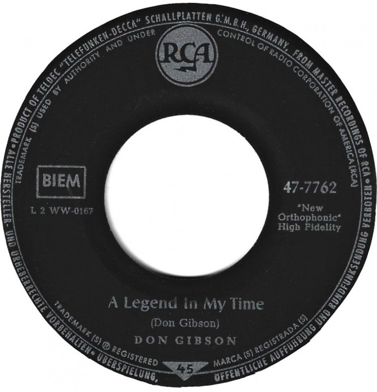 Don Gibson - Far, Far Away Vinyl Singles Vinyl Goed / Hoes Generic