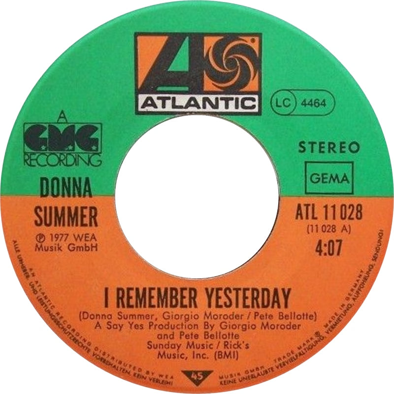 Donna Summer - I Remember Yesterday