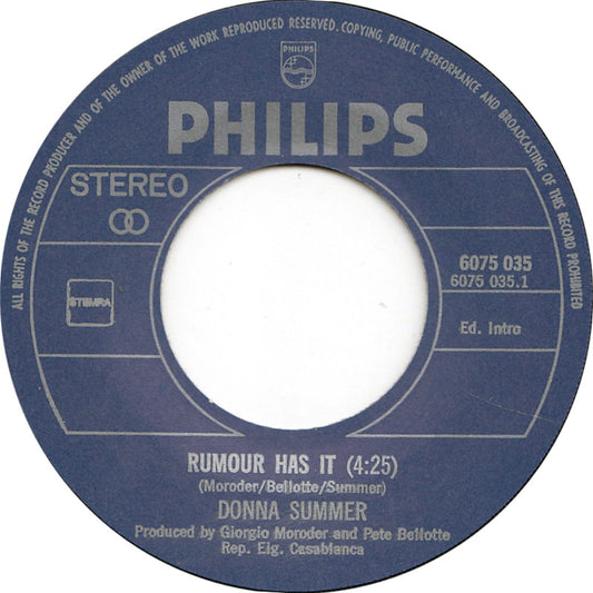 Donna Summer - Rumour Has It