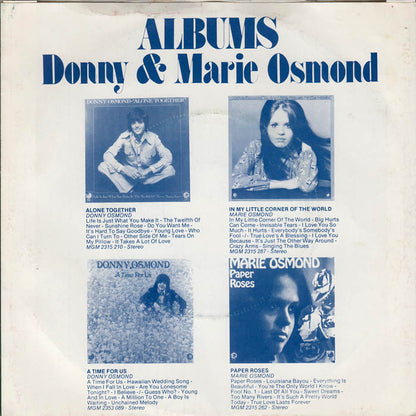 Donny & Marie Osmond - I'm Leaving It (All) Up To You Vinyl Singles Vinyl Very Good (VG) <br> Hoes Good Plus (G+)
