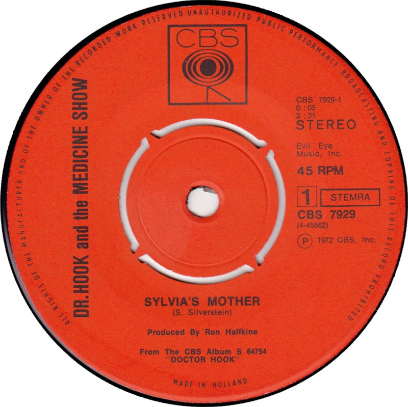 Dr. Hook & The Medicine Show - Sylvia's Mother