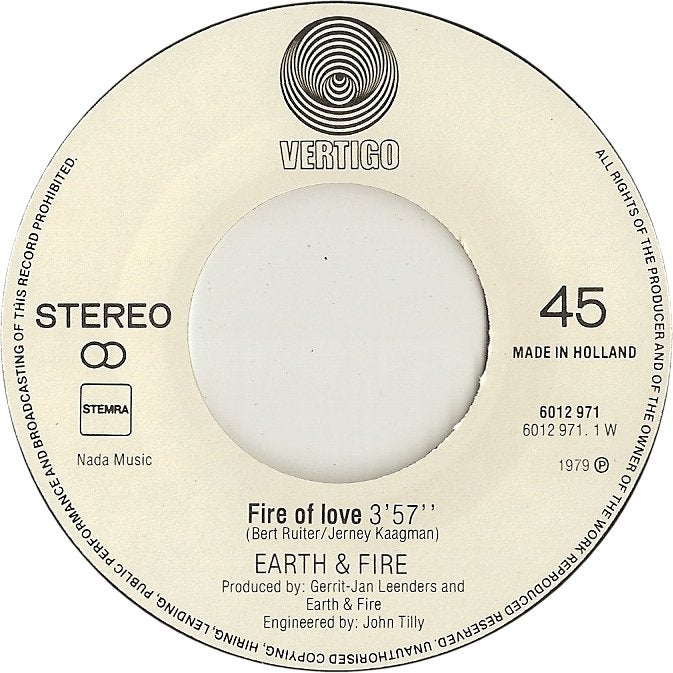 Earth And Fire - Fire Of Love