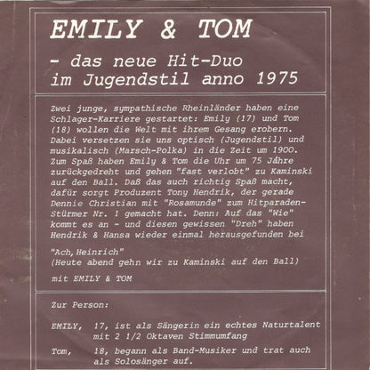 Emily & Tom - Ach, Heinrich (Heute Abend Gehn Wir Zu Kaminski Auf Den Ball)