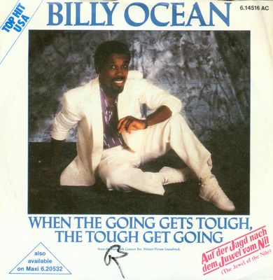 Billy Ocean - When The Going Gets Tough, The Tough Get Going Vinyl Singles Vinyl Zeer Goed / Hoesje Goed "VINYLSINGLES.NL"