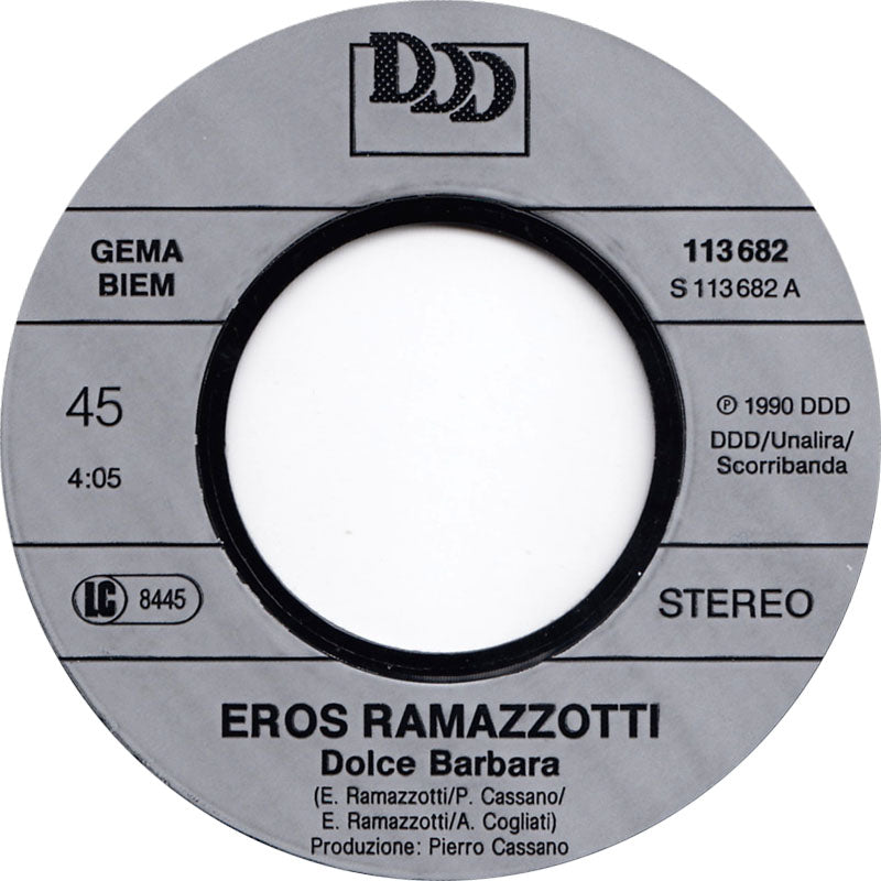 Eros Ramazzotti - Dolce Barbara