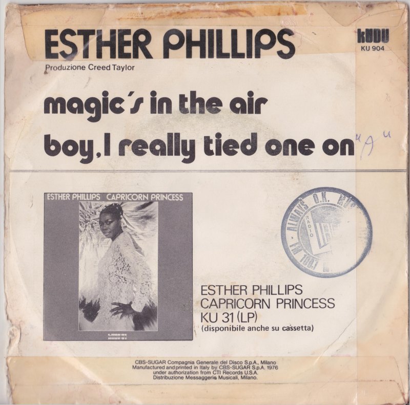 Esther Phillips - Magic's In The Air
