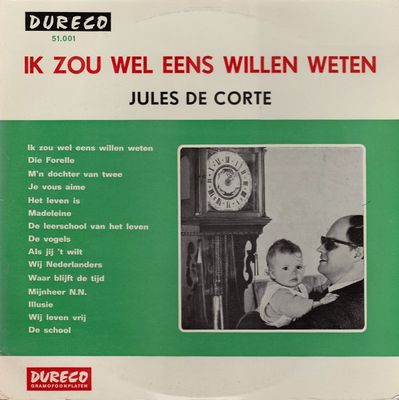 Jules de Corte - Ik Zou Wel Eens Willen Weten (LP) Vinyl LP Vinyl Very Good (VG) <br> Hoes Good Plus (G+)
