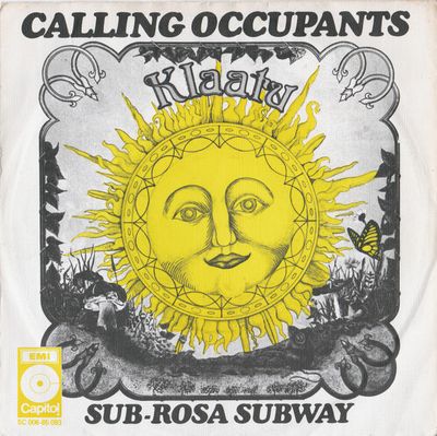 Klaatu - Calling Occupants Vinyl Singles Media VG+ / Sleeve G+