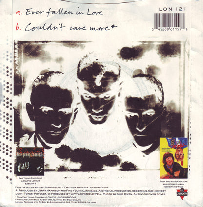 Fine Young Cannibals - Ever Fallen In Love Vinyl Singles Vinyl Very Good (VG) <br> Hoes Good Plus (G+)