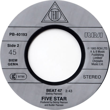 Five Star - Let Me Be The One 01940 Vinyl Singles Hoes: Generic