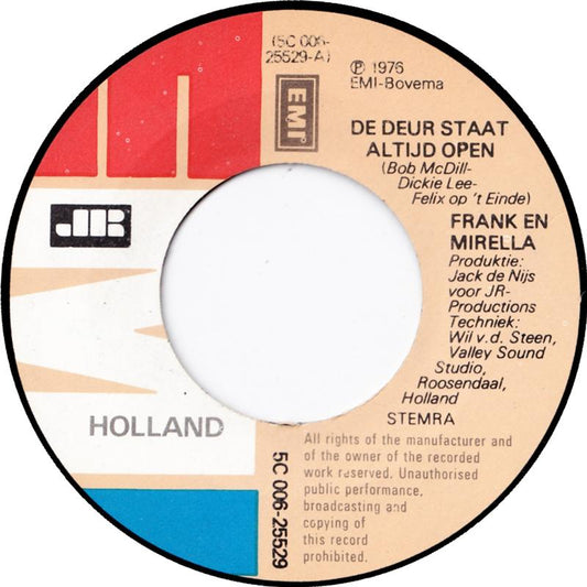 Frank & Mirella - De Deur Staat Altijd Open