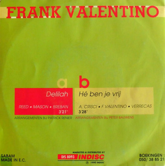 Frank Valentino - Delilah