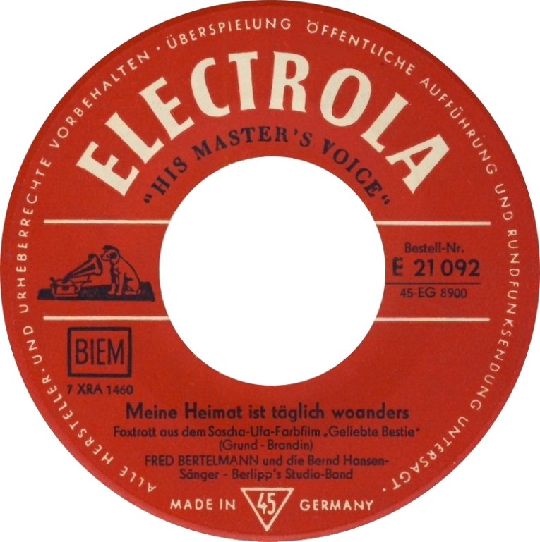 Fred Bertelmann - Ihr Zartes Lächeln