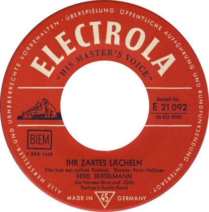 Fred Bertelmann - Ihr Zartes Lächeln