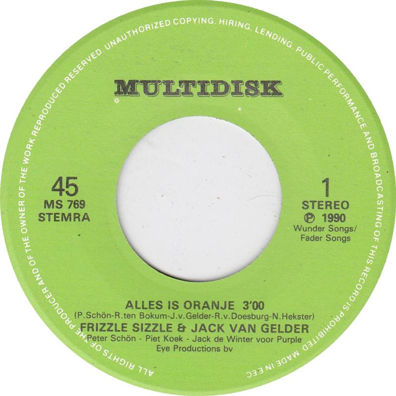Frizzle Sizzle en Jack van Gelder - Alles Is Oranje