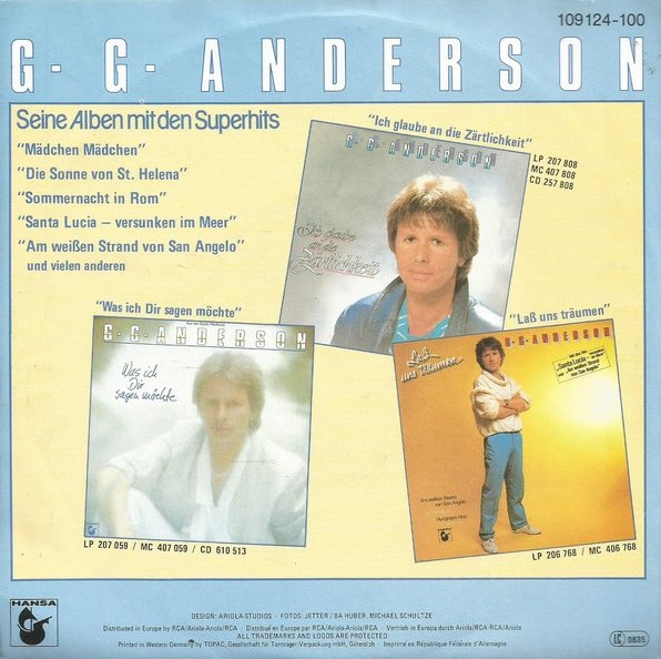 G.G. Anderson - Unser Himmelbett War Nur Der Strand