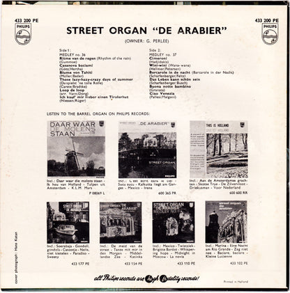 Street Organ De „Arabier” - Medley No. 36/37 Vinyl Singles Vinyl Zeer Goed / Hoesje Goed "VINYLSINGLES.NL"