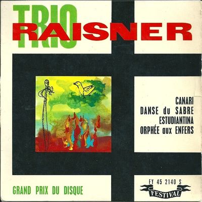 Trio Raisner - Canari Vinyl Singles Media: VG <br> Hoes: G+