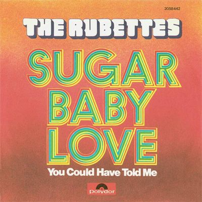 Rubettes - Sugar Baby Love Vinyl Zeer Goed / Hoesje Goed "VINYLSINGLES.NL"