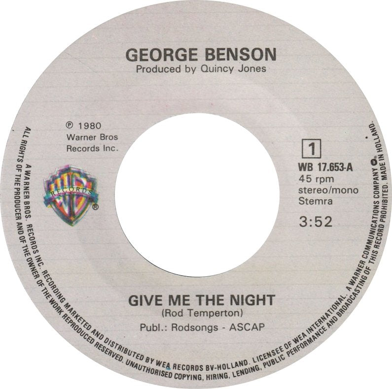 George Benson - Give Me The Night