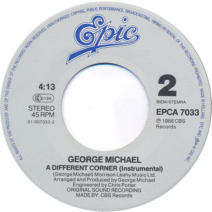 George Michael - A Different Corner