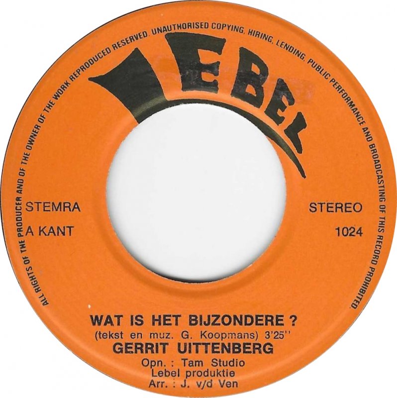Gerrit Uittenberg – Wat Is Het Bijzondere