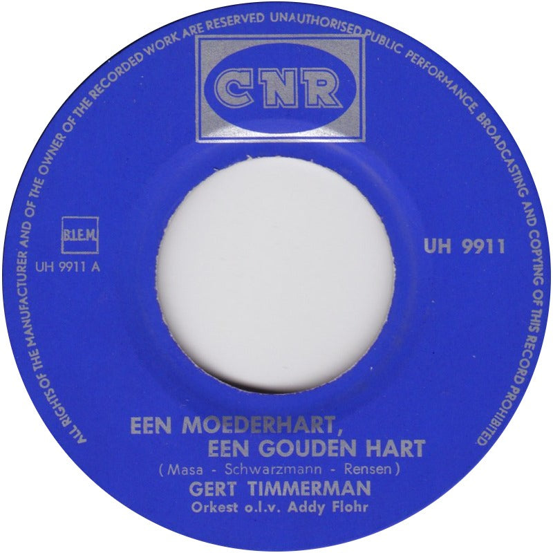 Gert Timmerman - Een Moederhart, Een Gouden Hart 04166