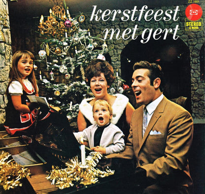 Gert Timmerman - Kerstfeest Met Gert (LP) Vinyl LP Vinyl Very Good (VG) <br> Hoes Good Plus (G+)