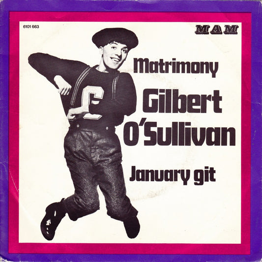 Gilbert O'Sullivan - Matrimony Vinyl Singles