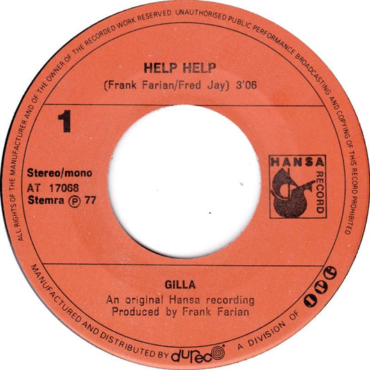 Gilla - Help, Help 16356 Vinyl Singles Hoes: Generic