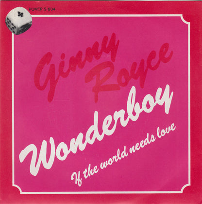 Ginny Royce - Wonderboy Vinyl Singles Vinyl Very Good (VG) <br> Hoes Good Plus (G+)