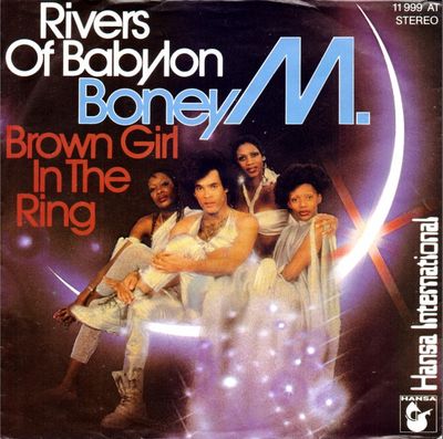 Boney M. - Rivers Of Babylon Vinyl Zeer Goed / Hoesje Goed "VINYLSINGLES.NL"