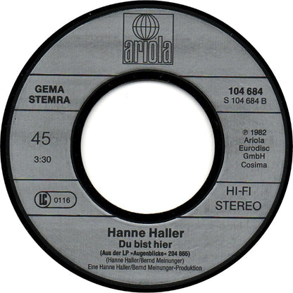 Hanne Haller - Du Und Ich