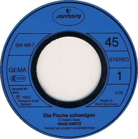 Hans Hartz - Die Fische Schweigen