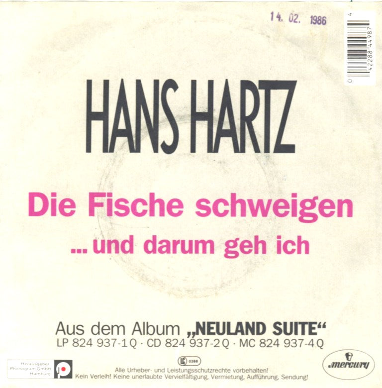 Hans Hartz - Die Fische Schweigen