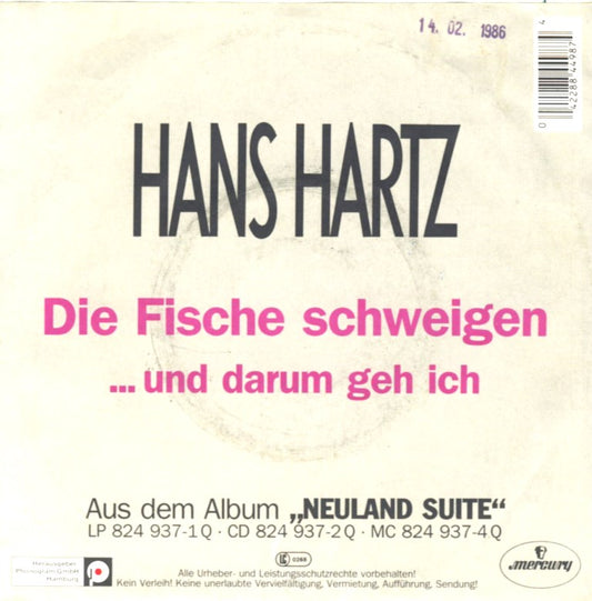 Hans Hartz - Die Fische Schweigen
