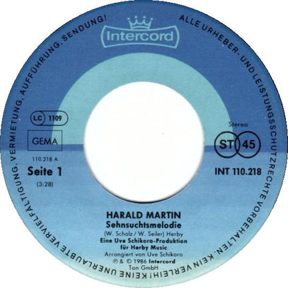Harald Martin - Sehnsuchtsmelodie