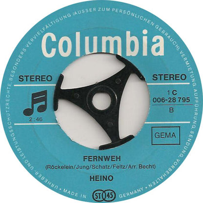 Heino - In Einer Bar In Mexico Vinyl Singles Vinyl Zeer Goed / Hoesje Generic "VINYLSINGLES.NL"