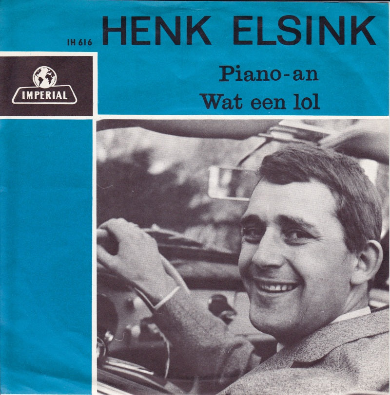 Henk Elsink - Piano-An Vinyl Singles Vinyl Very Good (VG) <br> Hoes Good Plus (G+)
