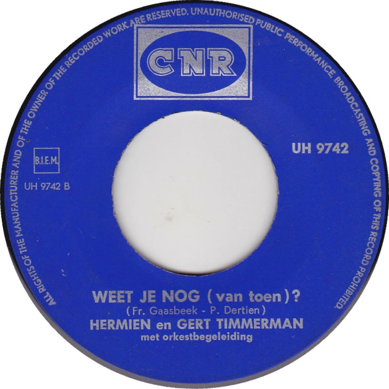 Hermien En Gert Timmerman - Mooi Is Het Leven Met Jou 00093 Vinyl Singles Goede Staat