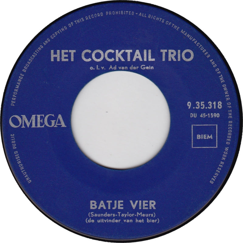 Cocktail Trio - Batje Vier (De Uitvinder Van Het Bier)