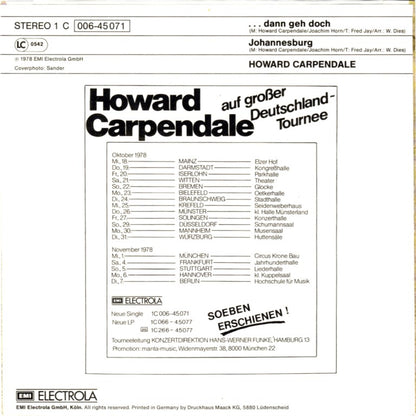 Howard Carpendale - ...Dann Geh Doch 52856